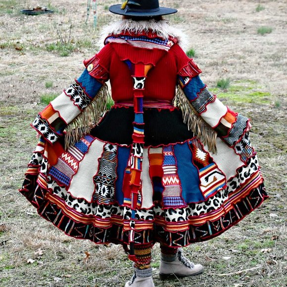 Upcycled Sweater Coat